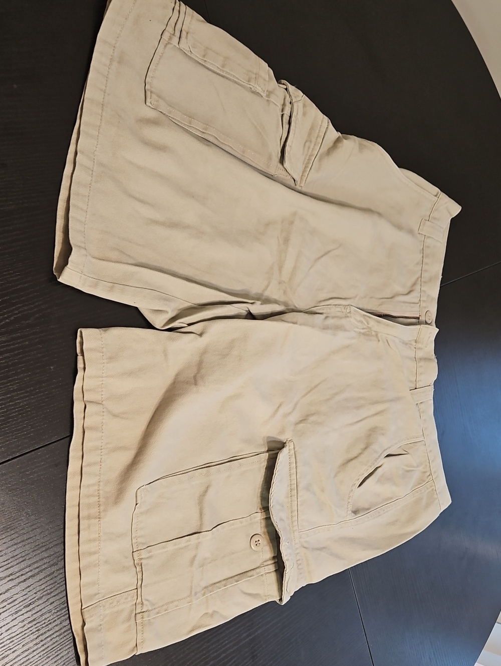 Bugle Boy Khaki Cargo Shorts with Flap Pockets
